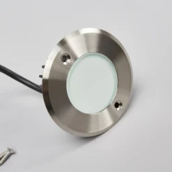 Acero inoxidable - moderna lámpara de suelo LED empotrable LED-18