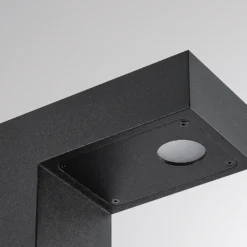 Aliar bolardo luminoso LED negro