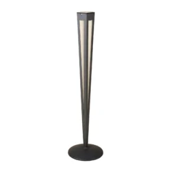 Antorcha solar LED con sensor Tinka, 120 cm, gris