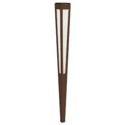Antorcha solar LED sensor Tinka, 120 cm, corten