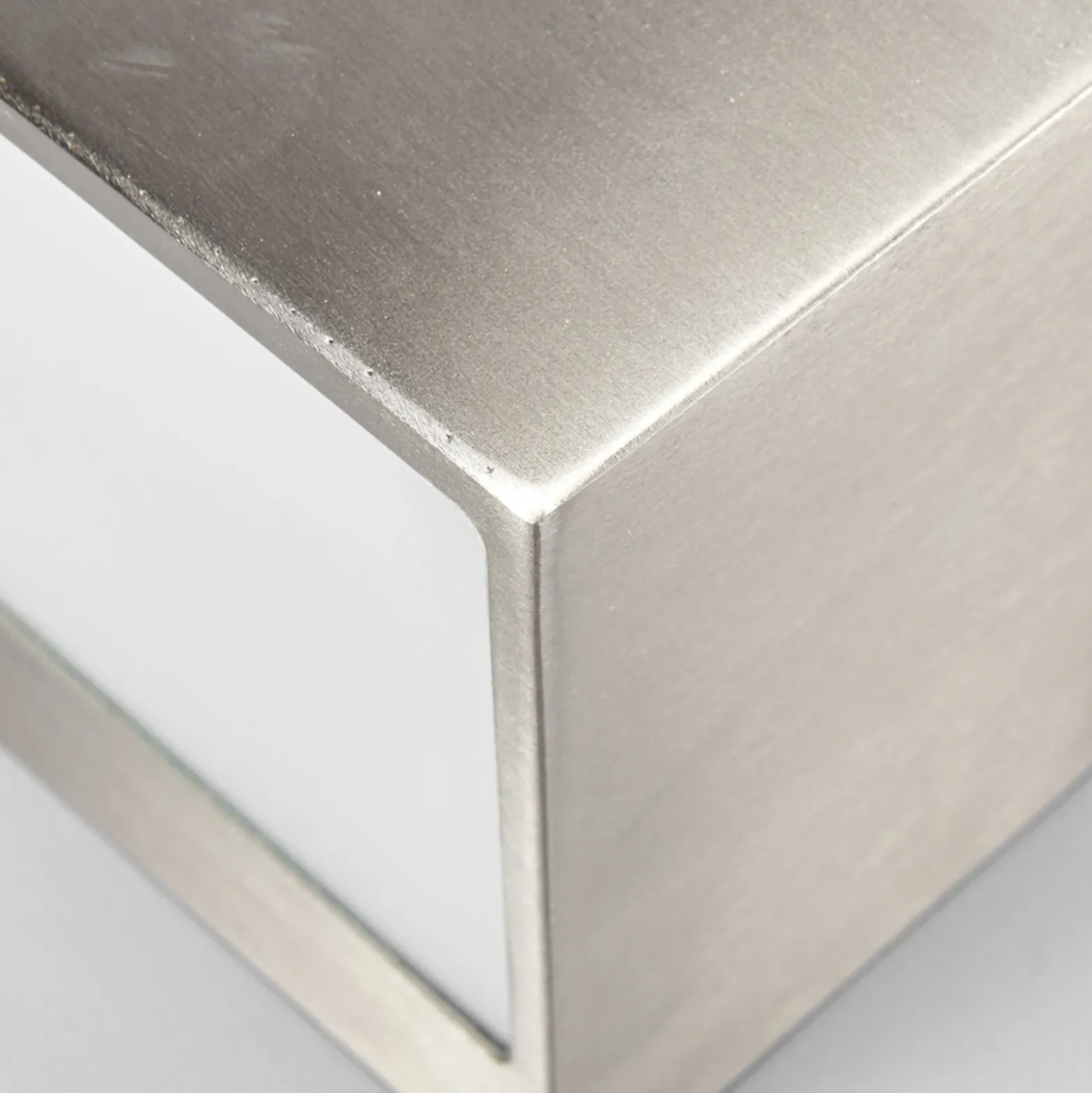 Aplicación de exterior Lindby «Leonora», 20 cm, angular, acero inoxidable