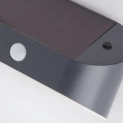 Aplicación de pared LED solar 67421BK-PIR, detector de movimiento