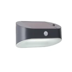 Aplicación de pared LED solar 67421BK-PIR, detector de movimiento
