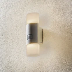 Aplicación LED para exterior STEINEL L 910 S, color plateado