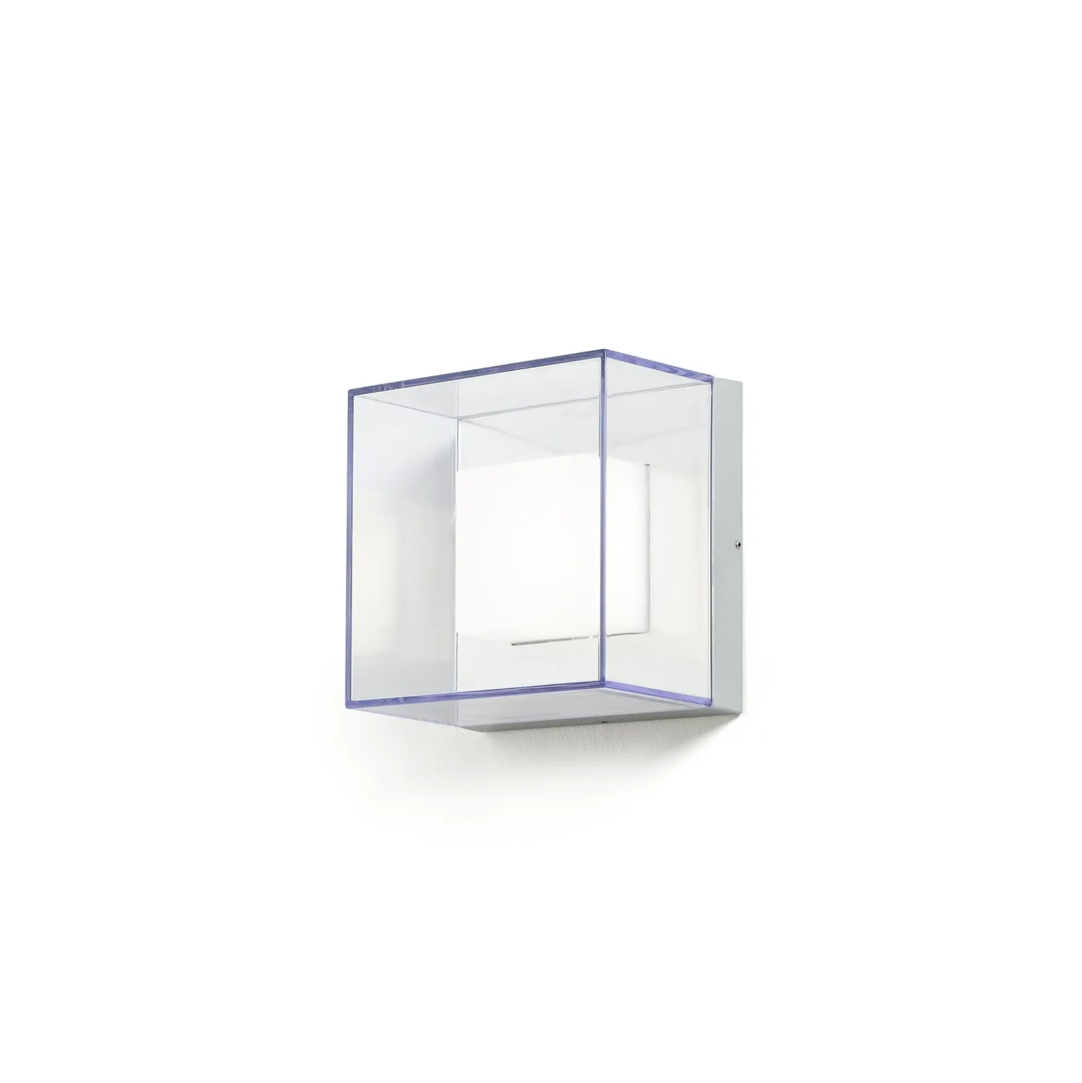 Aplique cuadrado de pared exterior LED Sanremo