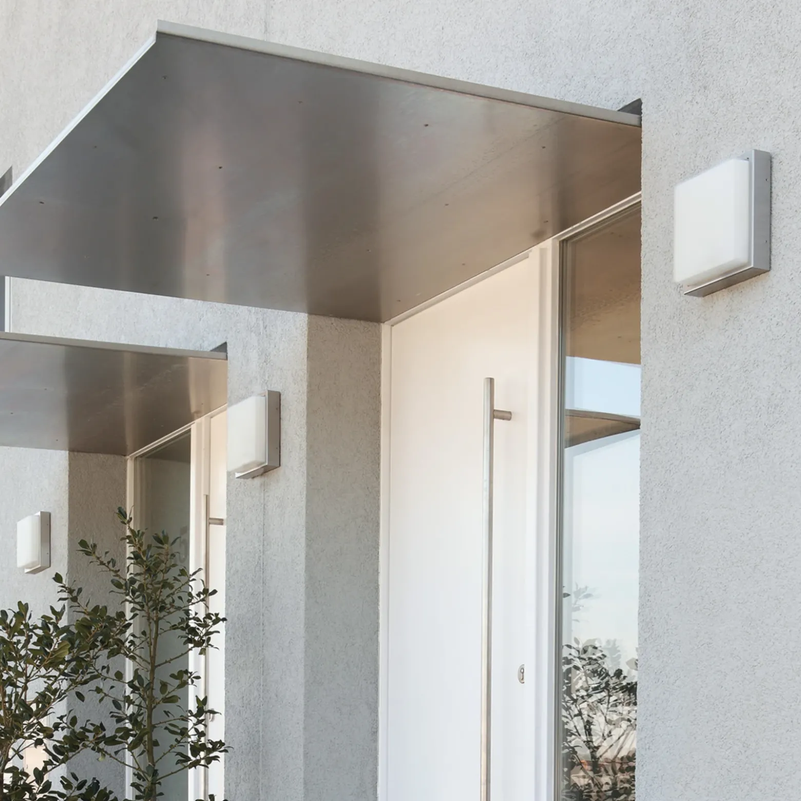 Aplique de exterior 046, acero inoxidable