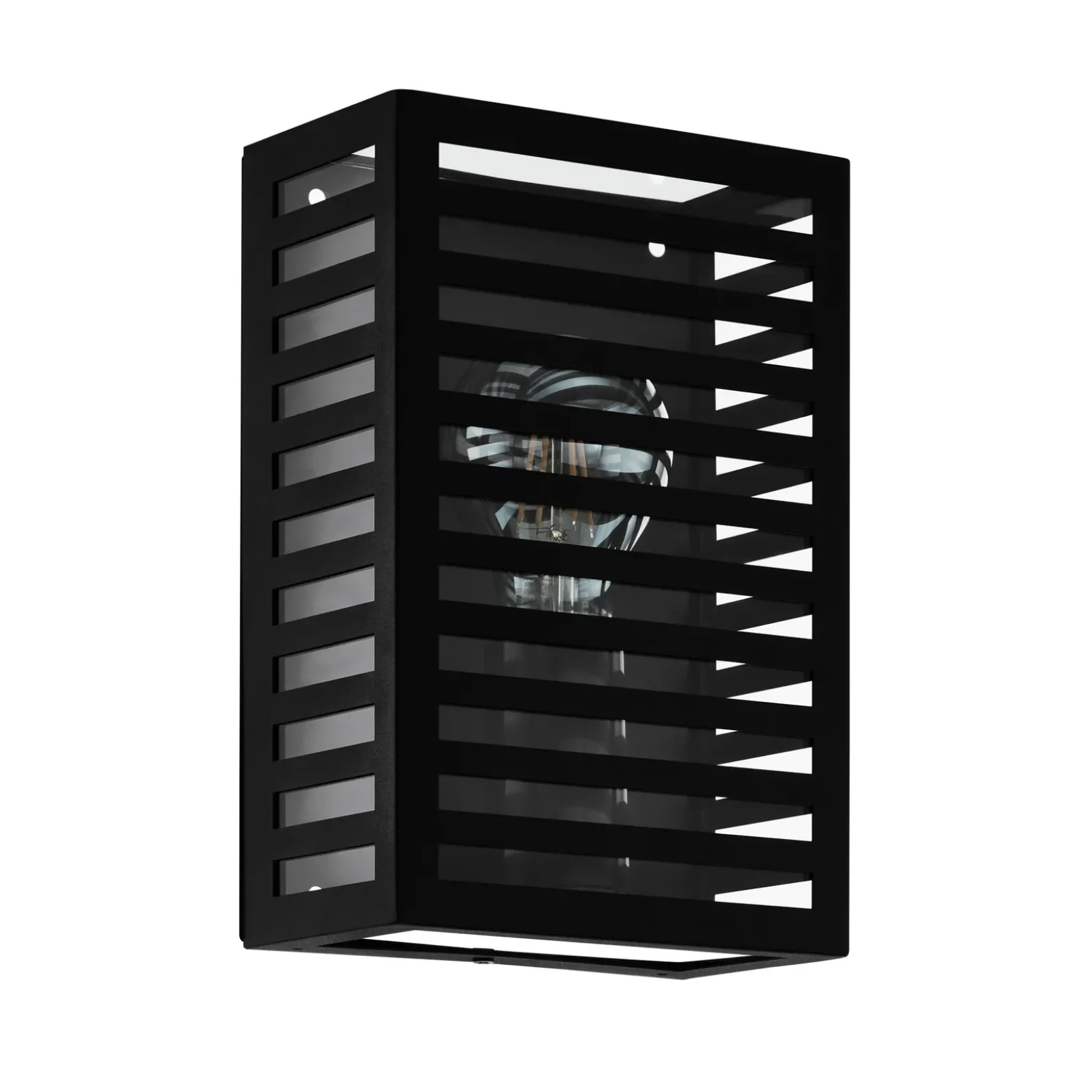 Aplique de exterior Alamonte 3, negro