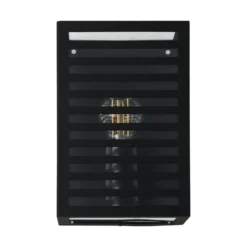 Aplique de exterior Alamonte 3, negro