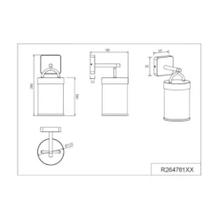 Aplique de exterior Almeria, antracita, aluminio, altura 29 cm, IP44