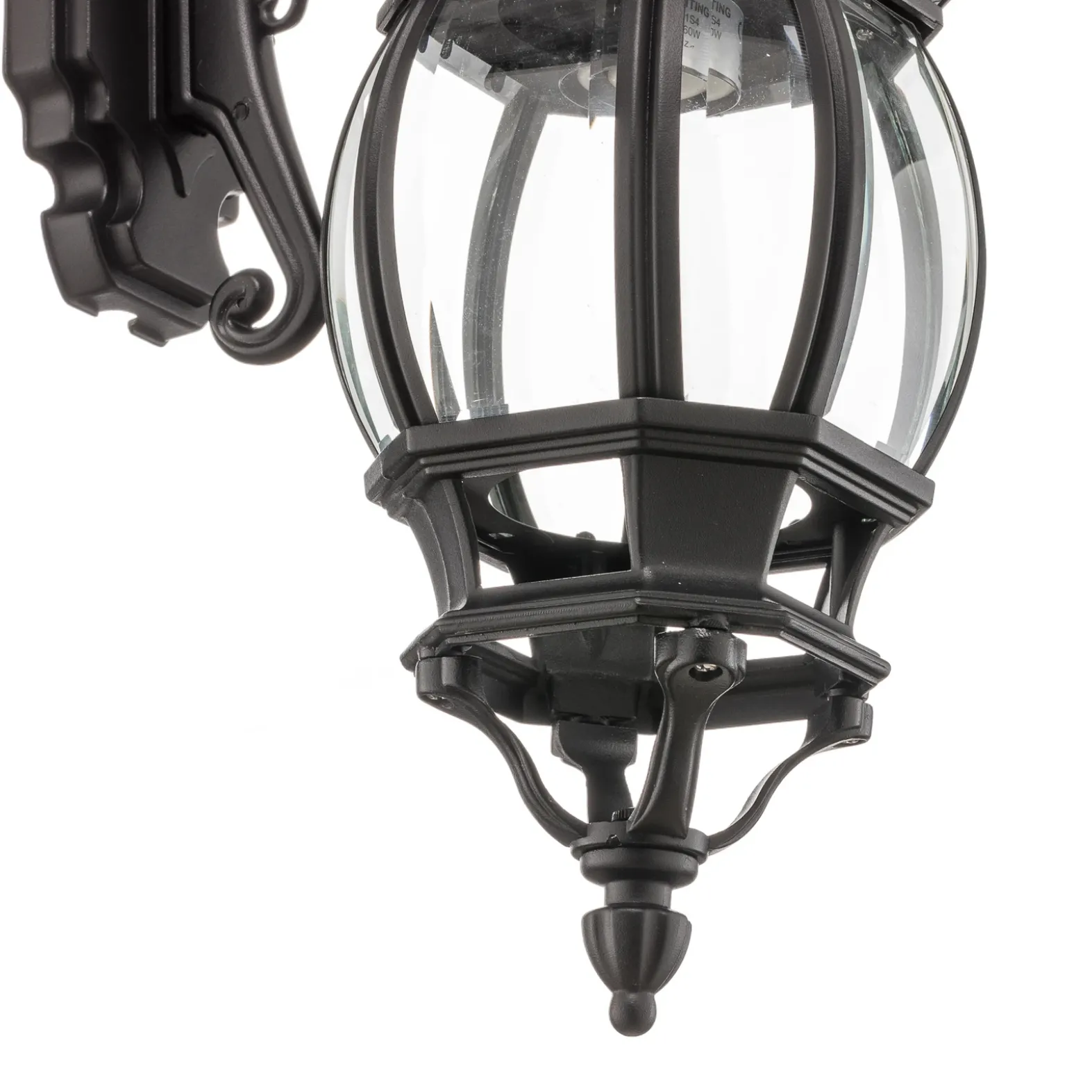 Aplique de exterior Andrew farol colgante, negro