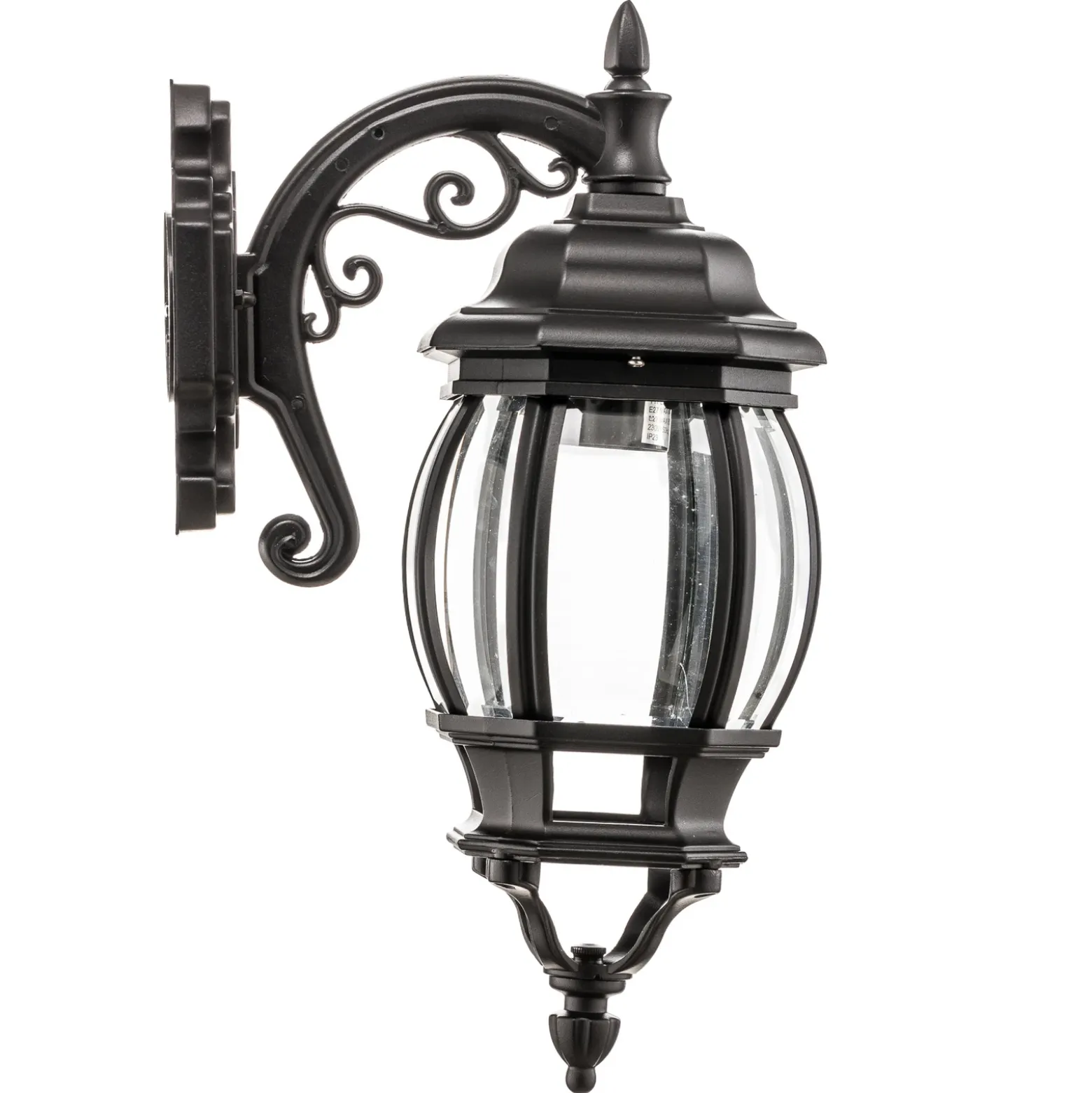 Aplique de exterior Andrew farol colgante, negro