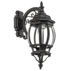 Aplique de exterior Andrew farol colgante, negro