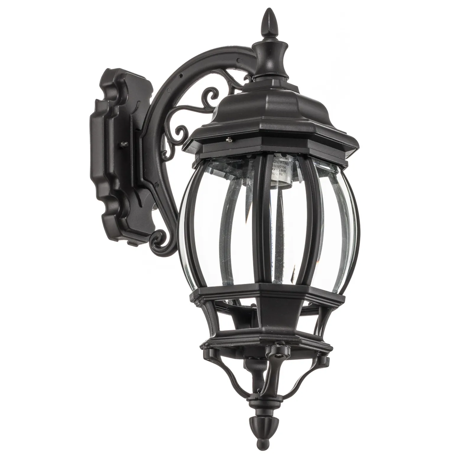 Aplique de exterior Andrew farol colgante, negro