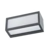Aplique de exterior 400157, antracita, aluminio, longitud 25,2 cm, IP54