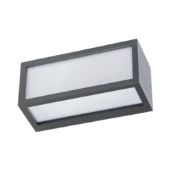 Aplique de exterior 400157, antracita, aluminio, longitud 25,2 cm, IP54