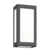Aplique de exterior Aqua Rain, antracita