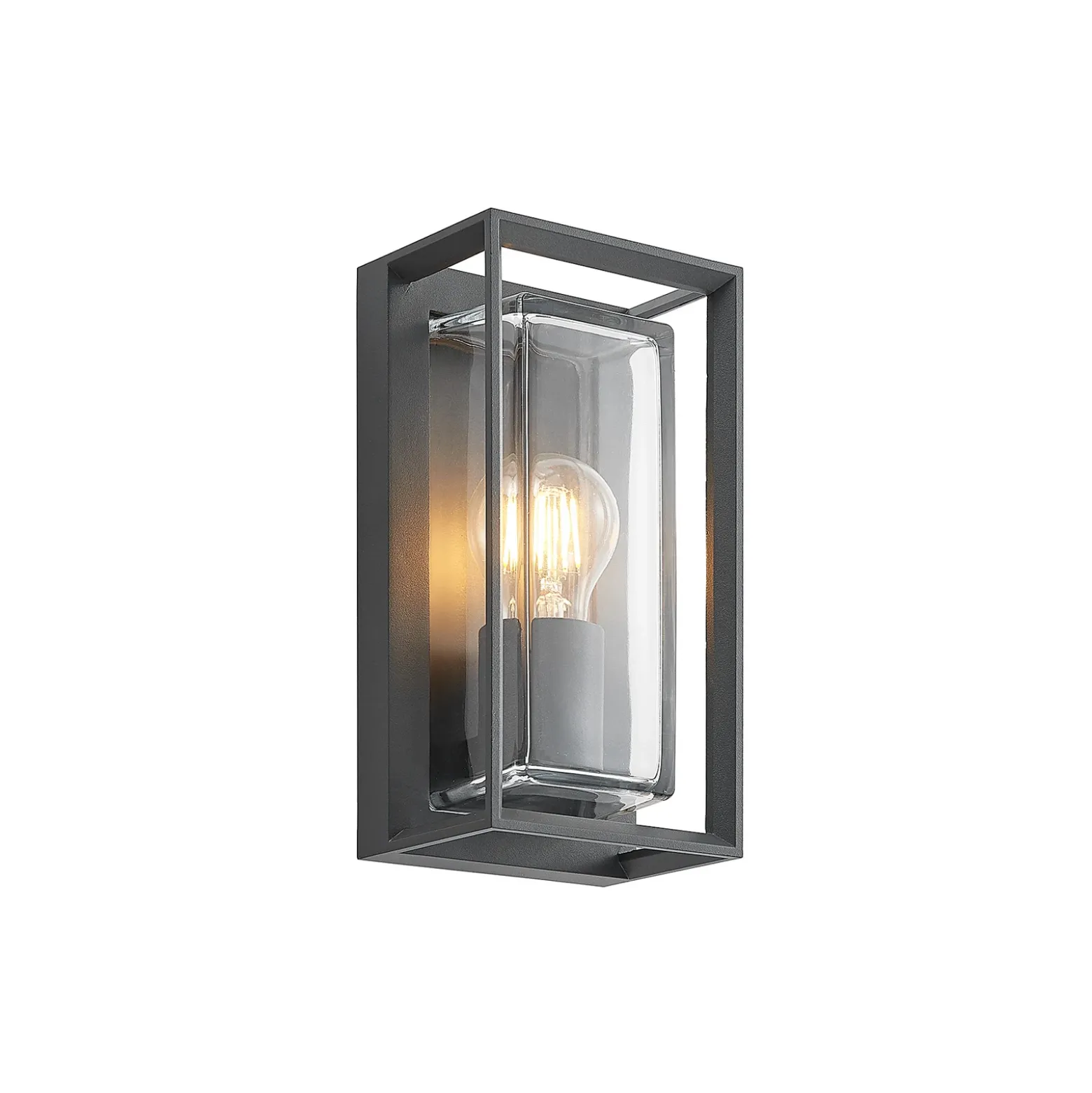 Aplique de exterior Arcchio Ismera, antracita, E27, IP65