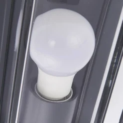 Aplique de exterior Arcchio Ismera, 25 cm, antracita, sensor
