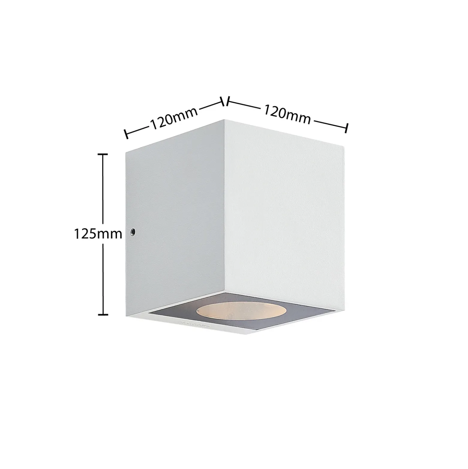 Aplique de exterior Arcchio Tassnim, 2 luces, blanca, GX53