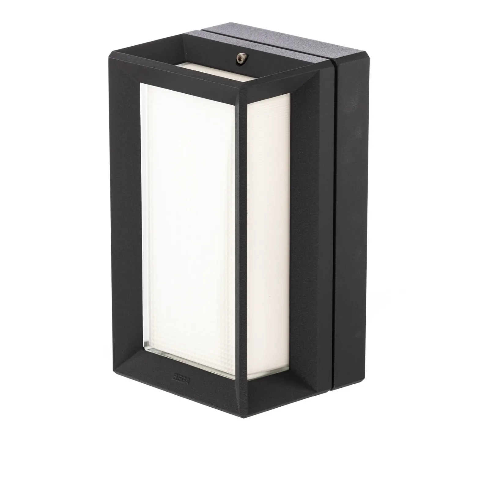 Aplique de exterior Bega 22733 E27, grafito, aluminio fundido, cristal