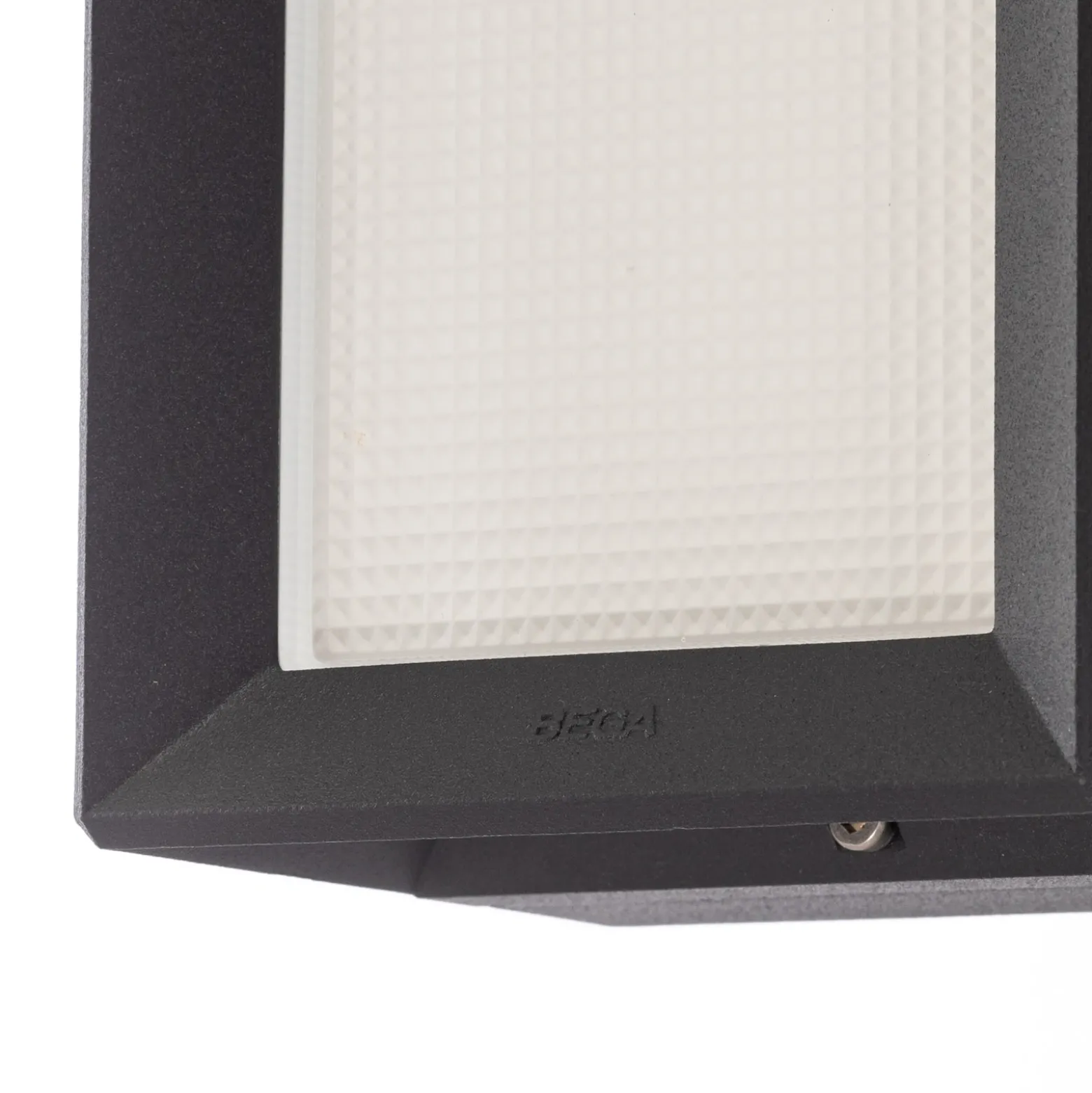 Aplique de exterior Bega 22733 E27, grafito, aluminio fundido, cristal