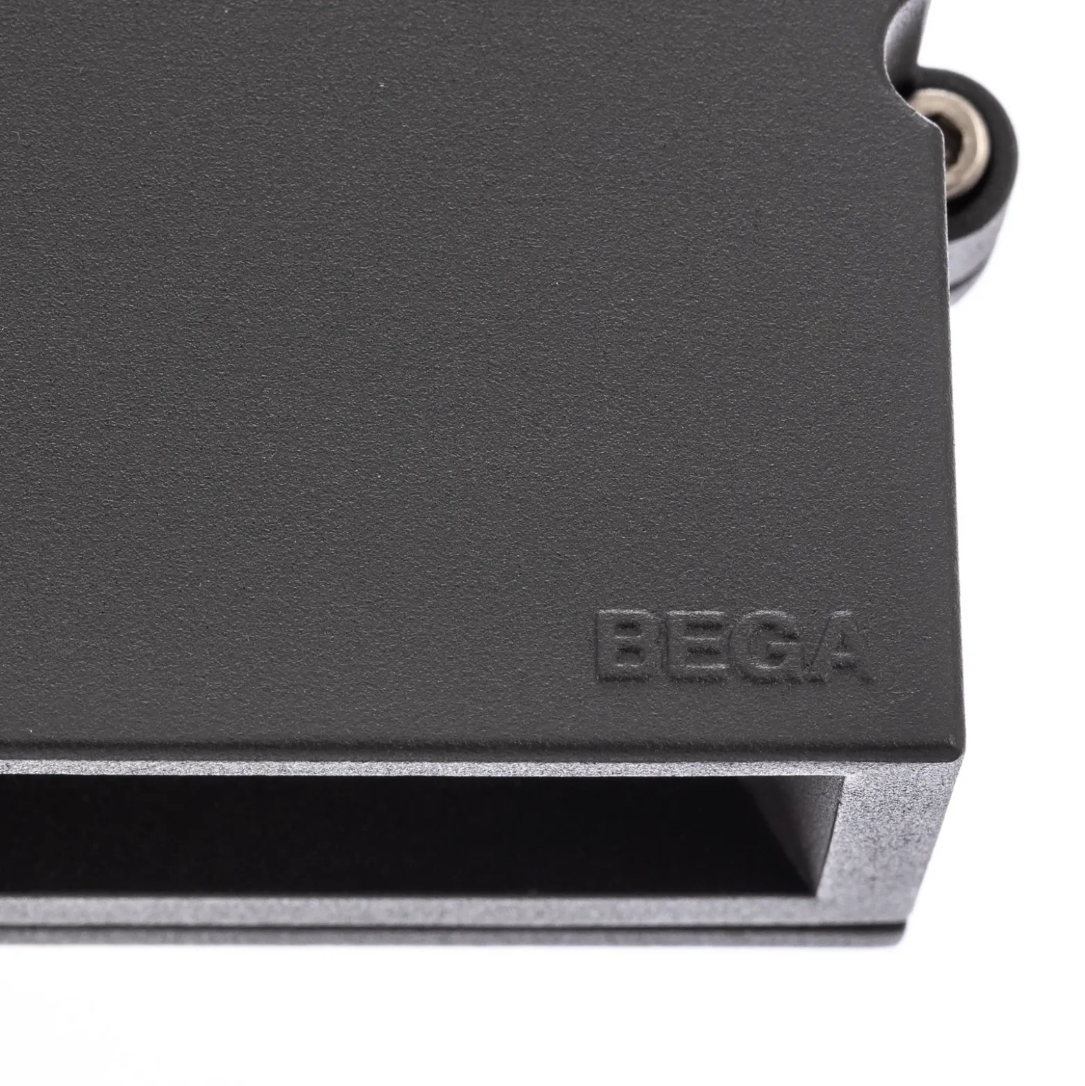 Aplique de exterior Bega LED 24374 K3, grafito, fundición de aluminio, DALI