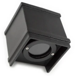 Aplique de exterior Borgo de aluminio, negro