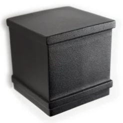 Aplique de exterior Borgo de aluminio, negro