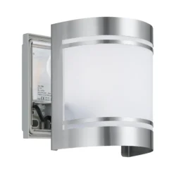 Aplique de exterior Cerno, acero inoxidable