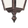 Aplique de exterior color cobre Toulouse, colgante