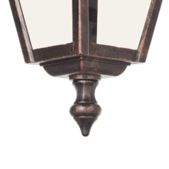 Aplique de exterior color cobre Toulouse, colgante