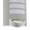 Aplique de exterior con sensor STEINEL L 12 S, color plata