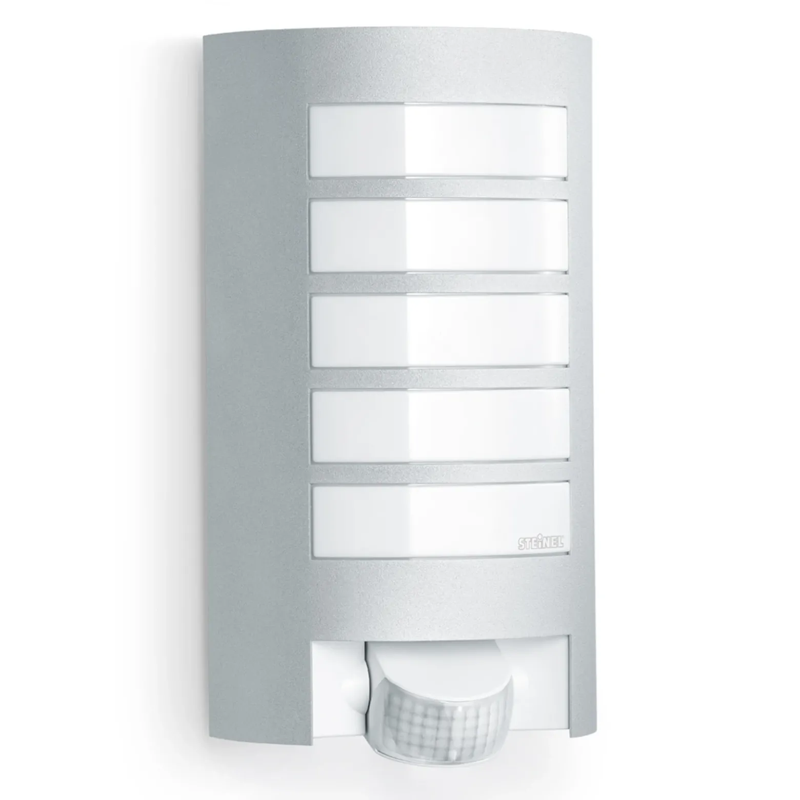 Aplique de exterior con sensor STEINEL L 12 S, color plata