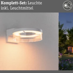 Aplique de exterior con sensor inteligente Paulmann Capera, blanca, CCT, IP44