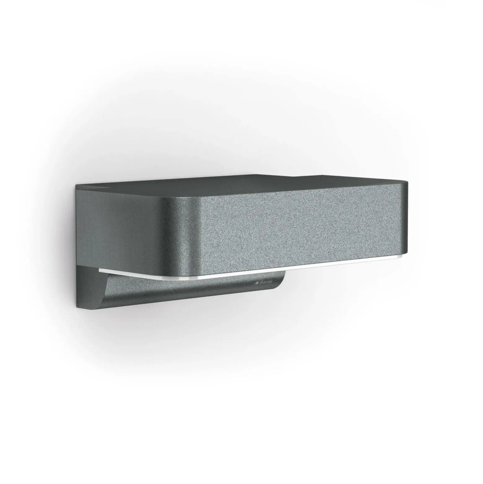 Aplique de exterior con sensor inteligente STEINEL L 800 SC, color antracita