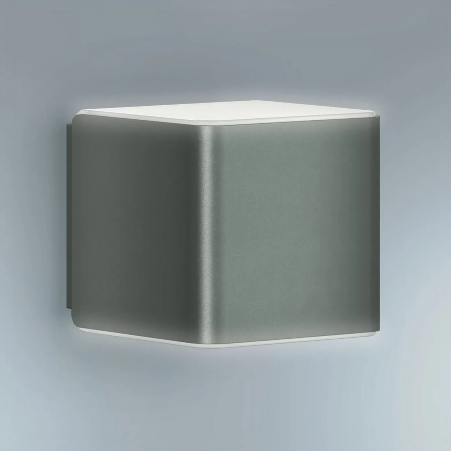 Aplique de exterior con sensor inteligente STEINEL L 840 SC, color antracita