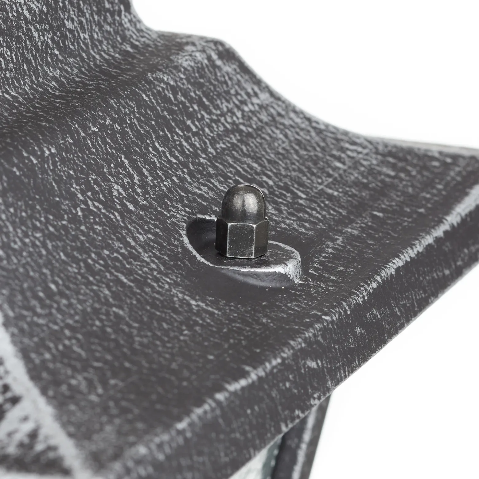 Aplique de exterior 763 con vidrio catedral negro