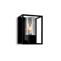 Aplique de exterior Cubic³ 3366 negro/claro
