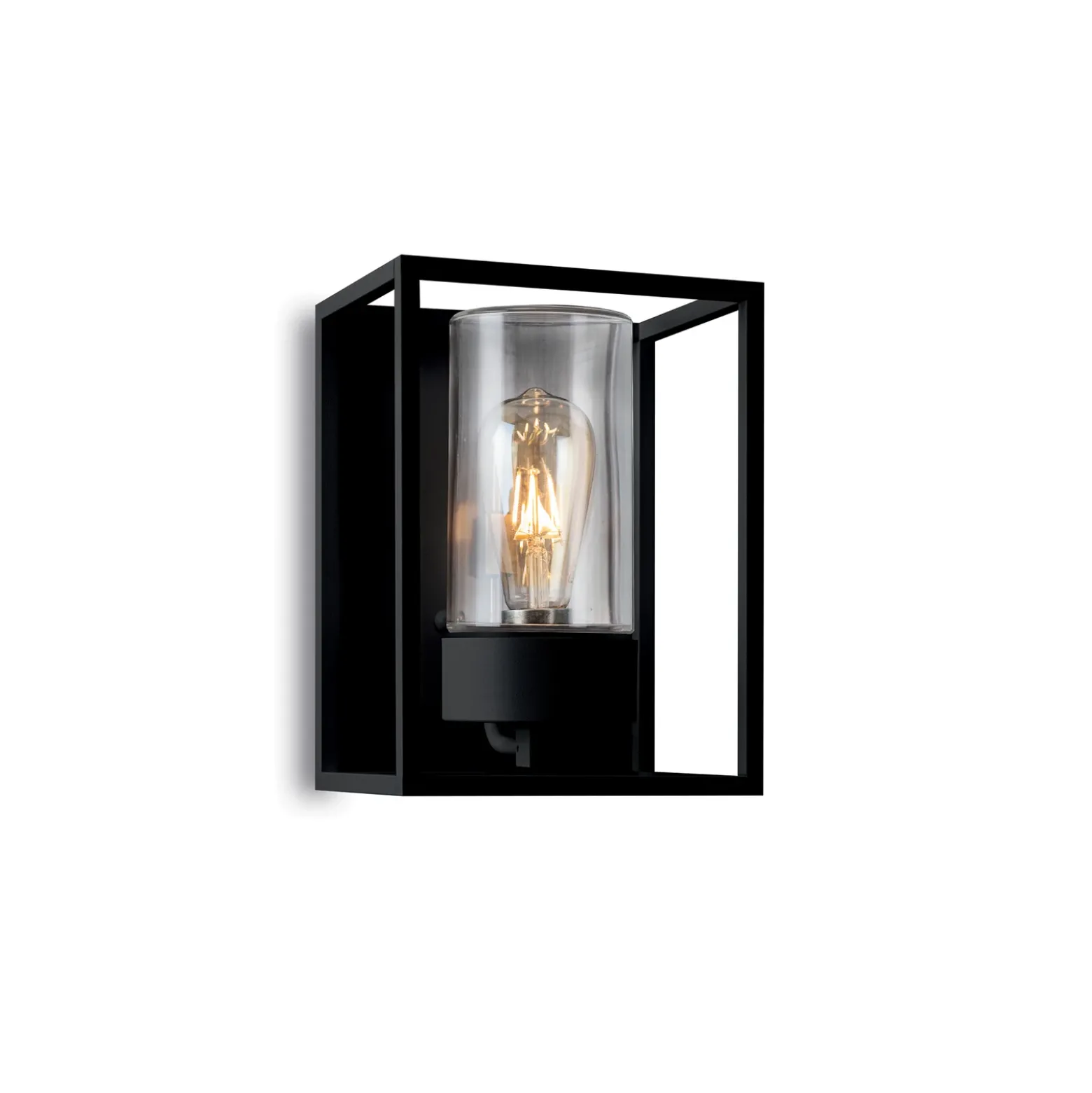 Aplique de exterior Cubic³ 3366 negro/claro