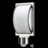 Aplique de exterior Curvo de acero inoxidable con sensor