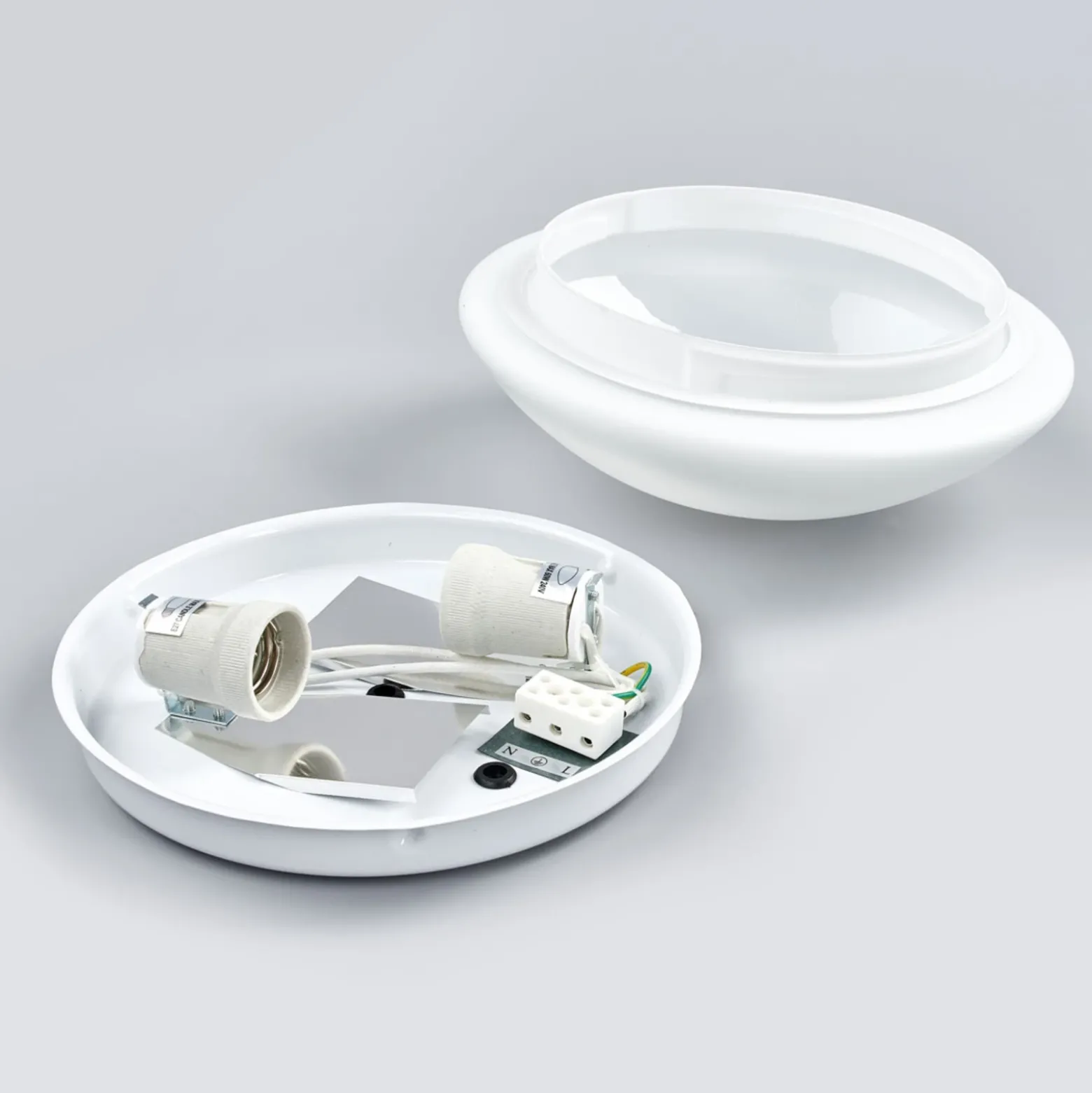 Aplique de exterior de cristal Tokyo 28 cm IP44