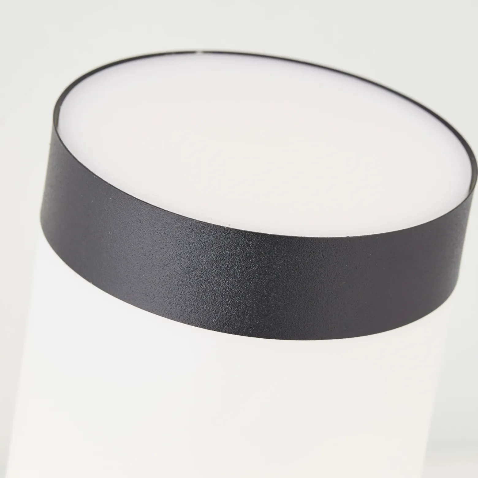 Aplique de exterior Dody Sensor, negro, metal, plástico