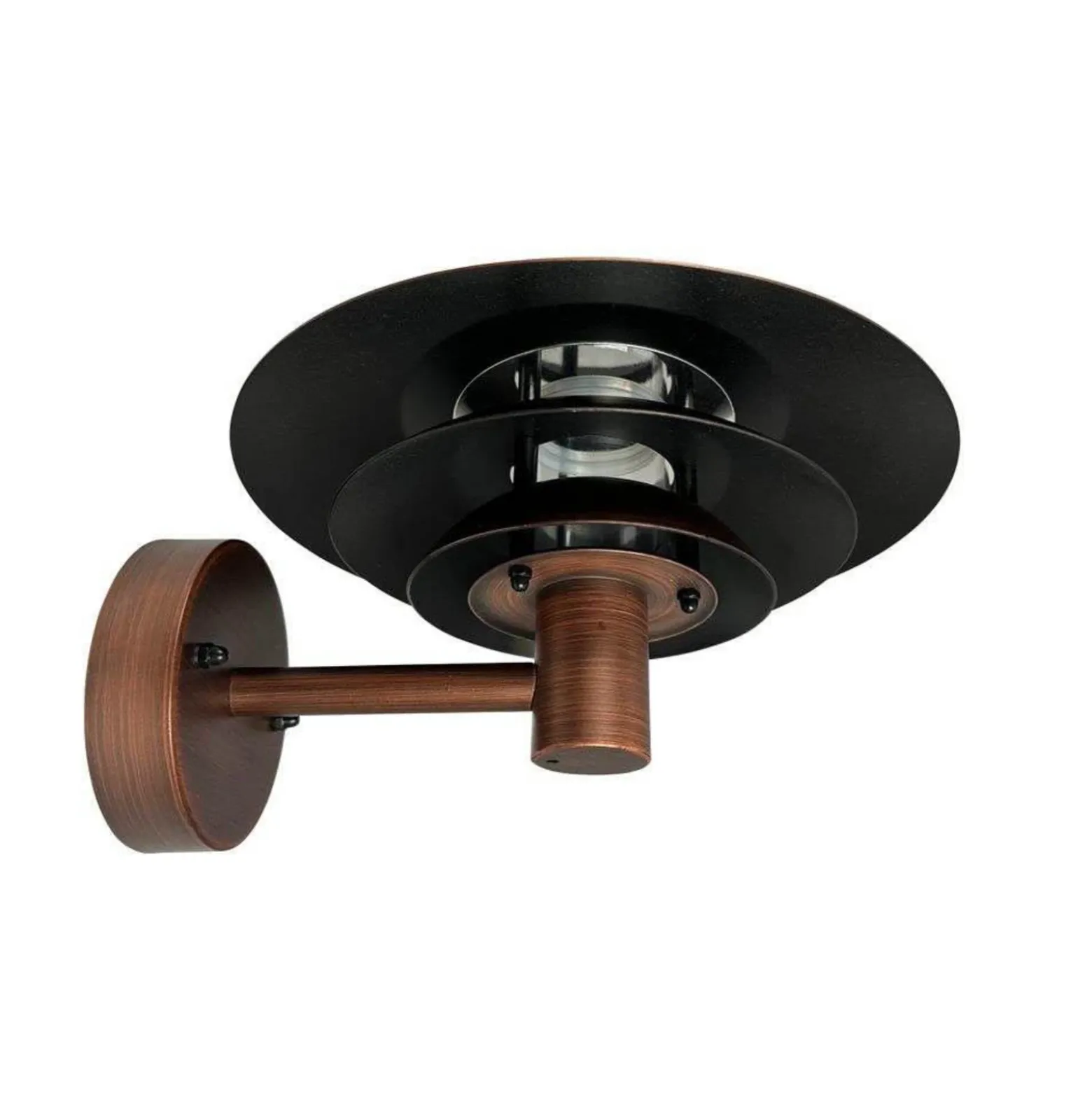 Aplique de exterior Dyberg Larsen DL25, color cobre