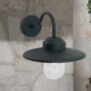 Aplique de exterior Edward en estilo vintage antracita