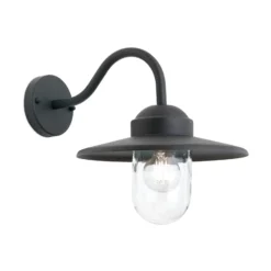 Aplique de exterior Edward en estilo vintage antracita
