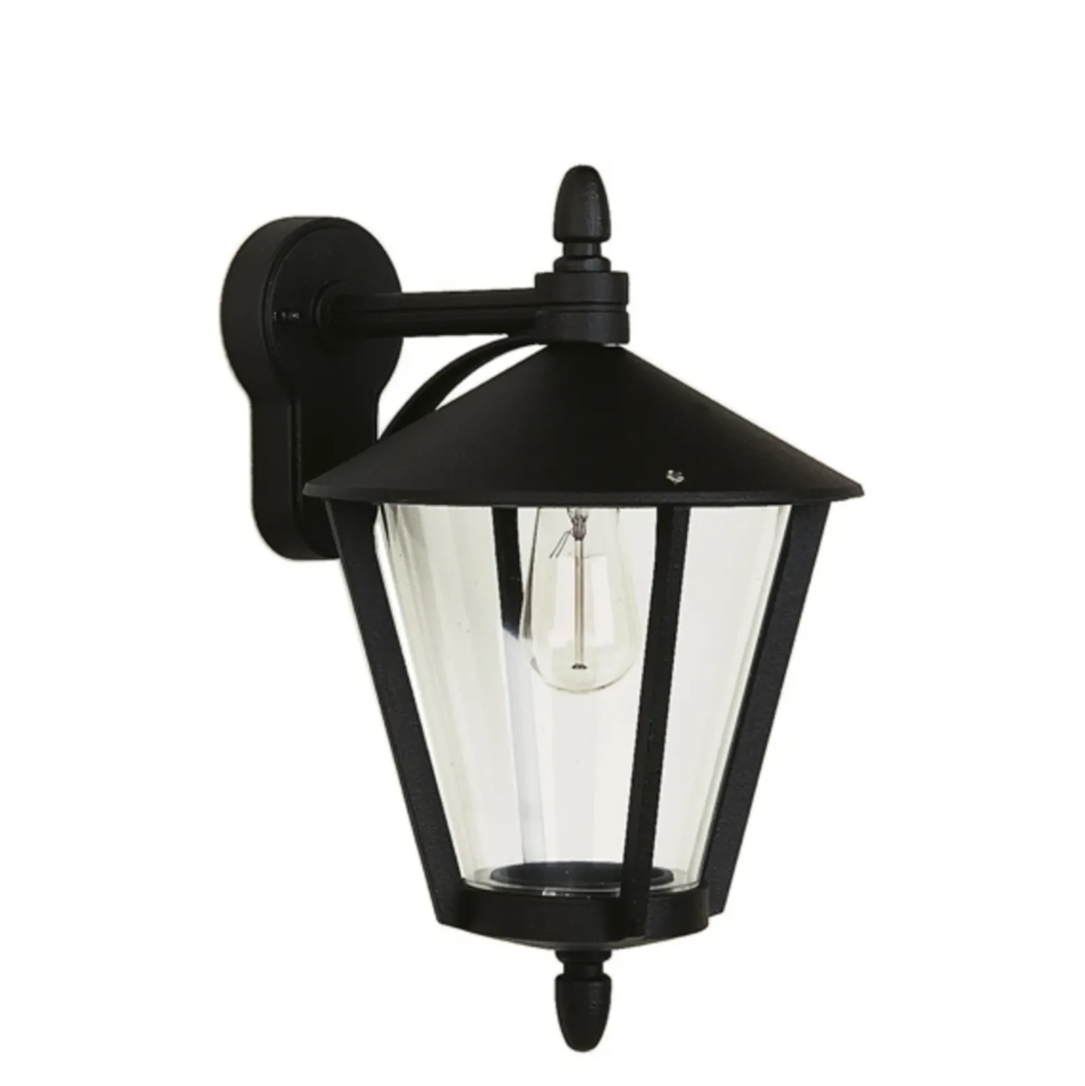 Aplique de exterior 665 en negro