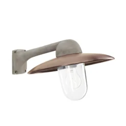 Aplique de exterior Fabrique, aluminio/cobre, ancho 38 cm, IP44