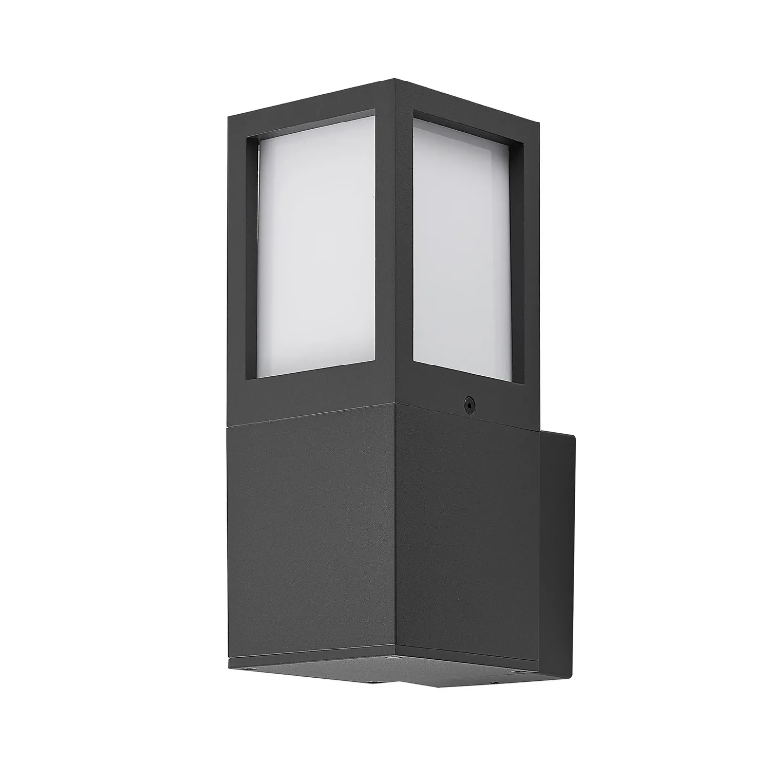 Aplique de exterior Facado 2 Square, aluminio, gris oscuro, E27