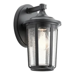 Aplique de exterior Fairfield, negro, 1 luz
