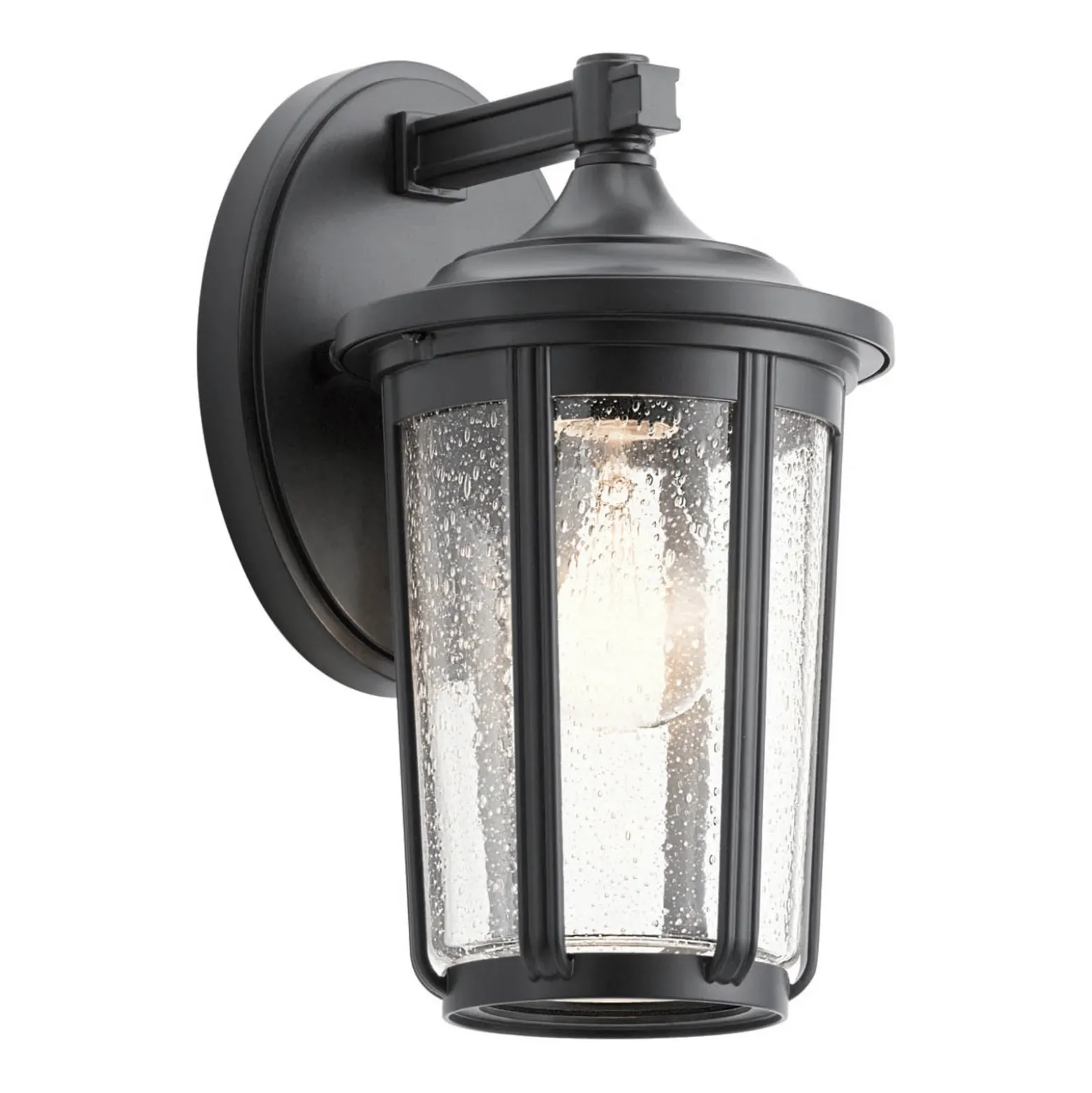 Aplique de exterior Fairfield, negro, 1 luz